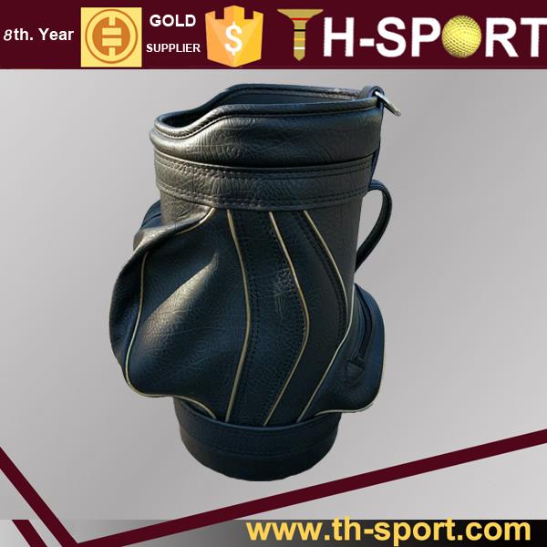 PU 가죽 골프 덴 캐디 백