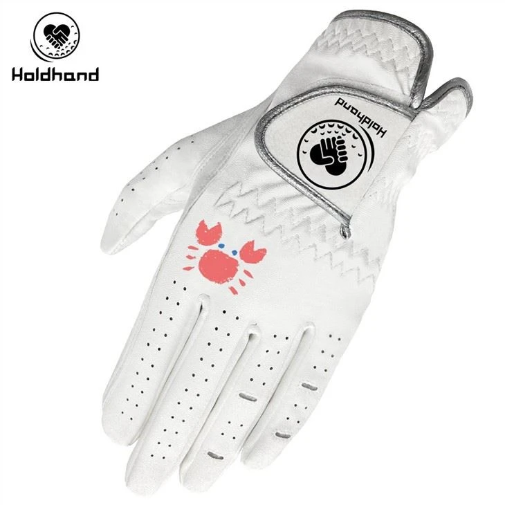 Custom Logo Of Pale Purple Rose Printed Sheepskin Mixed With PU Leather Gloves